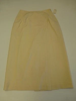 Falda Valerie Stevens Mujer 12 Marfil Forrada Pura Lana Falda Nueva Con Defectos Foto 1 de 4