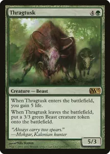 THRAMTUSK mtg quasi nuovo-M13 Magic Core 2013 raro - Foto 1 di 1