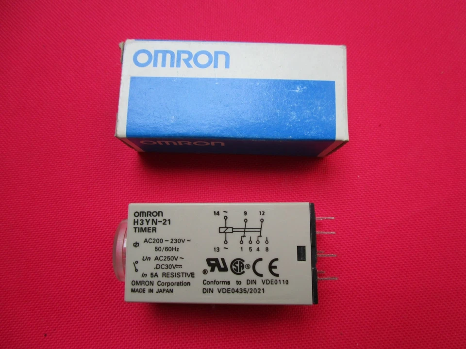Relè temporizzato OMRON H3YN-21 nuovo mai usato  - Immagine 1 di 1
