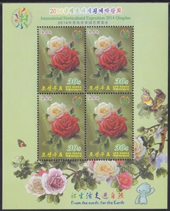 Korea - 2014 - MNH - (MS 6103) Flowers - Rose - Picture 1 of 1