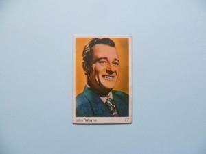 Trading cards John Wayne The  Duke actors western film movie stars Maple Leaf