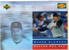 1995 Denny's Holograms #6 Roger Clemens Red Sox