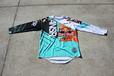 Dean Wilson KTM Red Bull Signed Motocross Jersey MX Large 4580 Z8 - Image 1 of 4