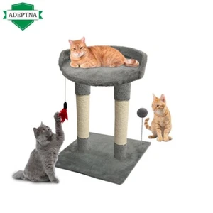 KATZENBAUM TURM KÄTZCHEN AKTIVITÄTSBAUM MIT BETT & NATURSISAL 2 KRATZBÄUME - Bild 1 von 6