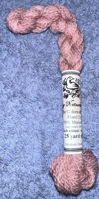 Res Naturae Yarns 100% Merino Wool Crewel Tapestry Yarn Mauve Hand Dyed - Image 1 of 4