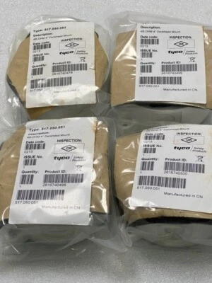 Tyco 4B-DHM 4" Deckhead Mount New in Sealed Bag - Lot of 4 Pcs - Image 1 of 4