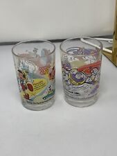 McDonalds 2002 Disney 100 years of Magic Glasses, Cups, Set of 2 Buzz, Pinocchio
