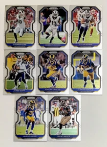 Juego completo de 8 cartas de equipo de veteranos de los Rams de fútbol americano NFL Panini Prizm 2020 - Imagen 1 de 1