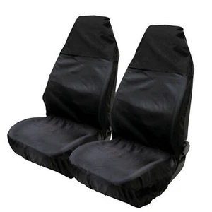 2Pcs Waterproof Universal Car Auto Van Heavy Duty Protector Seat Cover Case 0 - Picture 1 of 5