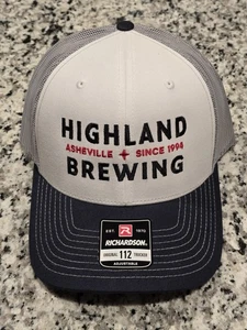 Baseballmütze Highland Brewing. OS. Mesh Blau/Grau.Neu Richardson/Asheville  - Bild 1 von 4
