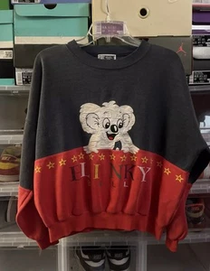 Vintage Blinky Bill Pullover Rot/Schwarz Größe Small/Medium - Bild 1 von 6
