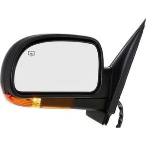 Power Heated Side View Mirror w/ Amber Signal Driver Left LH for Chevy GMC - Picture 1 of 7