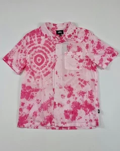 Stussy Tie Dye Shirt Pink - Picture 1 of 5