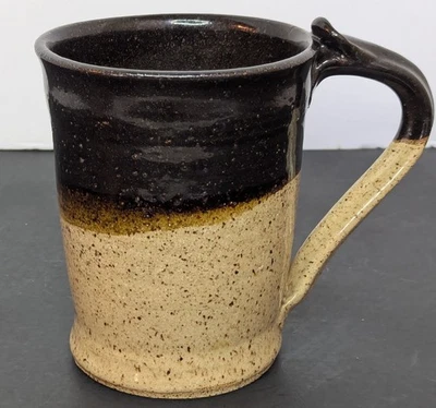 Керамическая кофейная кружка ручной работы неизвестная кофеварка большего размера - Изображение 1 из 4