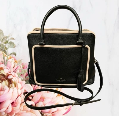 Kate Spade New York Evangeline Satchel/ Crossbody Bag EUC - Imagem 1 de 4