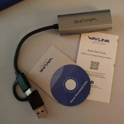 2.5G Lan Adapter Hub Gigabit Ethernet Adapter Usb C To Rj45 Ethernet LAN Adapter - Image 1 of 4