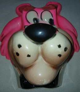 1970's Hanna-Barbara SNAGGLETOOTH MASK - Probably French - Picture 1 of 2