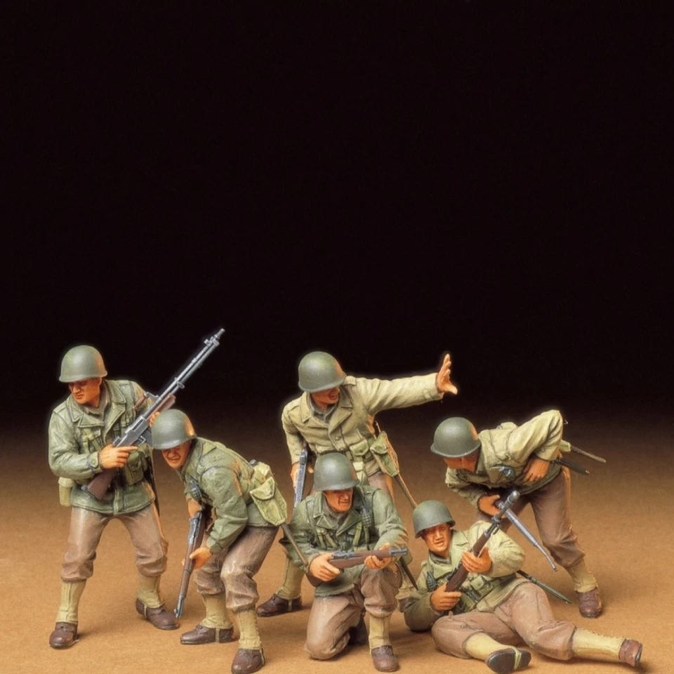 TAMIYA-CARSON MODELLBAU GMBH & CO. KG Tamiya 35192 - 1:35 Figuren Set US Infant. Angriff - Modellbausatz NEU