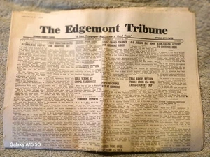 Edgemont Tribune South Dakota 1950 August 2 Rumford Provo Igloo Jeepster Buick - Picture 1 of 6