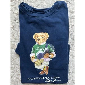 Polo Bear by Ralph Lauren Kids T-Shirt Navy Size L 14–16 Classic Fit - Picture 1 of 6