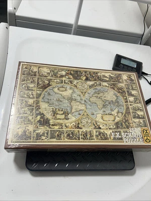 F.X. Rompecabezas Schmid ANTIGUO MAPA DEL MUNDO 1500 piezas, 98412.3 sellado de fábrica Foto 1 de 4
