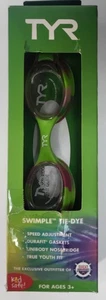 TYR Swimple Tie-Dye Kinder Schwimmbrille Raspberry Green (Alter 3+) - Bild 1 von 2