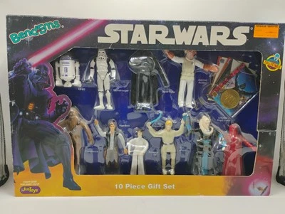 NUEVO 1993 Just Toys Star Wars Bend Ems Estatuillas 10 Piezas Set de Regalo Foto 1 de 4