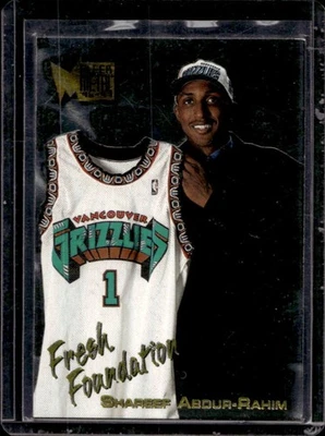 1996 Skybox Metal Shareef Abdur-Rahim Rookie RC #135 Grizzlies - Imagem 1 de 2