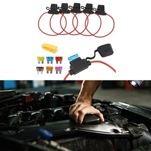 Automotive Electrical Protection 16AWG Waterproof Fuse Holder with Wires - Picture 1 of 12
