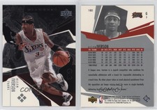 2003-04 Upper Deck Black Diamond Allen Iverson Quadruple Diamond #180 HOF