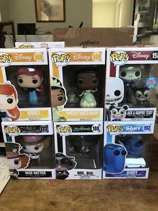 Lot Of 6 New Retired Funko Pop Disney Ariel #146 #149 #158 Limited Vaulted Rare - Picture 1 of 18