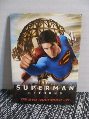 Warner Bros. - Superman Returns Pin - Promoção de DVD publicitário - Aprox. 31/2" - Imagem 1 de 4
