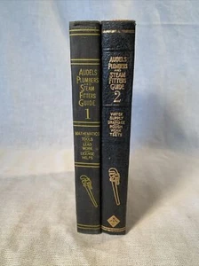 Vintage Audels Plumbers And Steam Fitters Guide Vol. 1 And 2 - Picture 1 of 10