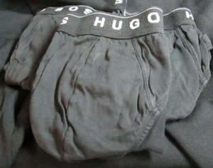 Juego de tres (3) calzoncillos Hugo Boss mini continentales de color negro para hombre talla M - Imagen 1 de 3