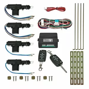 KIT CHIUSURA CENTRALIZZATA CENTRALINA UNIVERSALE AUTO CON 2 TELECOMANDI - Imagen 1 de 5