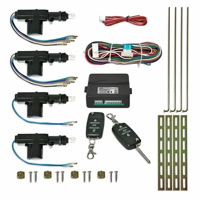 KIT CHIUSURA CENTRALIZZATA CENTRALINA UNIVERSALE AUTO CON 2 TELECOMANDI
