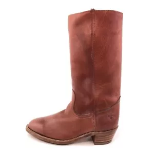 Vintage Frye 2565 Campus 14L Western Boots Mens Size 8 EE Wide Brown Leather - Picture 1 of 15