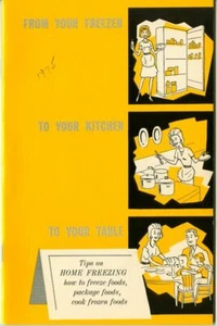 From Your FREEZER to Your KITCHEN to Your TABLE! Joan ADAMS 1963 American Motors - Imagen 1 de 4