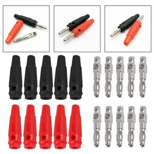 Pour systèmes audio domestiques 4 mm prises banane connexion stable pour fils 4 - Picture 1 of 12