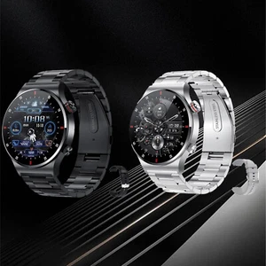 Montre Connectée Homme QW33 Étanche Smartwatch Bluetooth pour iOS/Android Neuve - Photo 1 sur 15