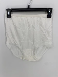 Vintage NUOVO ADONNA BIANCO SETA raso look oleoso NYLON GAMBA TAGLIO ALTO Sostanze Sissy L - Foto 1 di 8