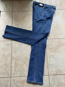 Vintage Lawman Blue Jeans Slim Fit Sequin Size 7 Inseam 32 Tall Slim No Pockets - Picture 1 of 11