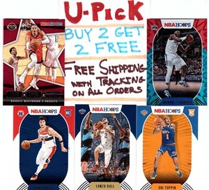 2020-21 Panini NBA Hoops RC Base Inserts, Buy 2 Get 2 FREE, Ships Tracked FREE