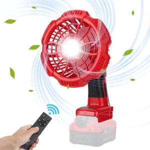 For Craftsman Fan Cordless Jobsite Fan USB Floor Fan Industrial fan with Light - Picture 1 of 7