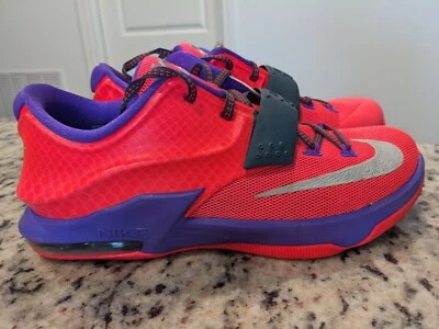 NIKE KD 7 Hyper Punch Youth size 7 orange shoes 669942-601 - Image 1 of 4