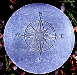 Kompassform Putzzement Nautische Gießform 10"" x 3/4"" wiederverwendbar - Bild 1 von 4
