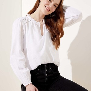 loft white blouse