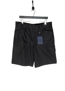 Louis Vuitton Black LVSE Cotton Linen Soft Cargo Bermuda Shorts - 52 IT - L - 36 - Picture 1 of 12