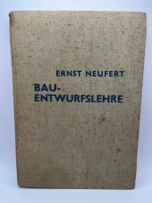 Ernst NEUFERT ~ Bauentwurfslehre, 1938, Berlin, RARE architecture design Foto 1 de 4