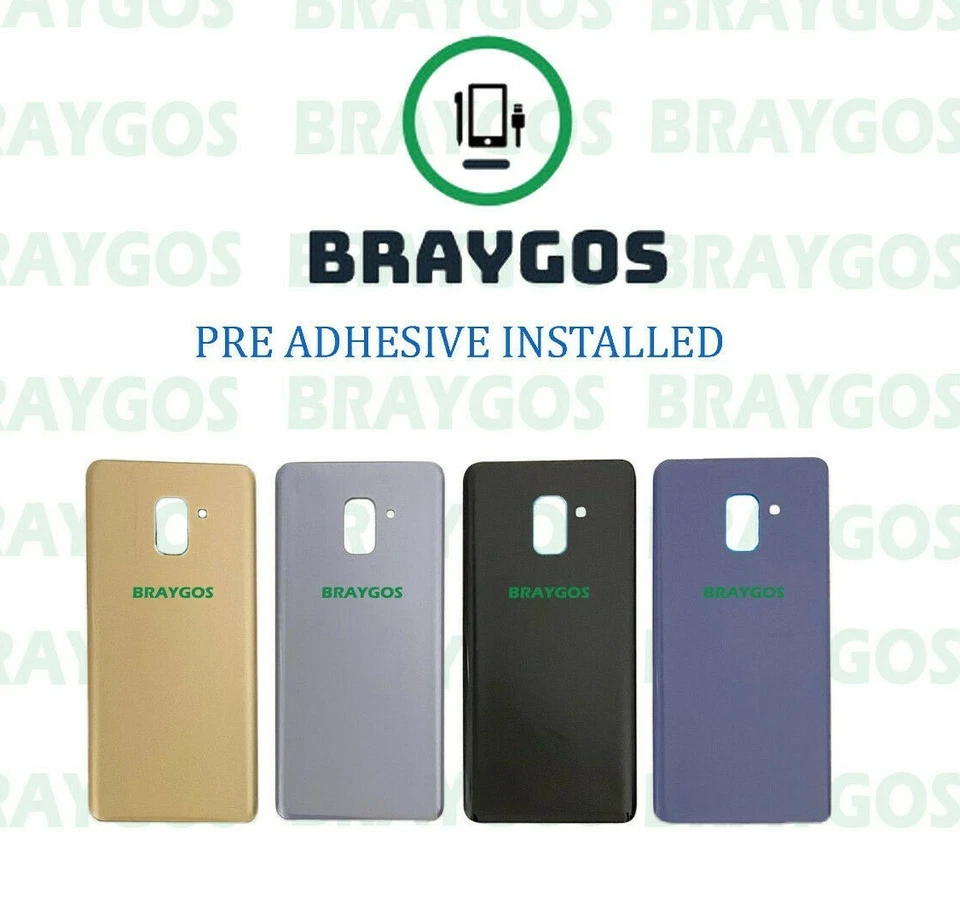 后背电池盖 适用于三星 Galaxy A8 + Plus 2018 A730 A730F+ 胶粘性 — 第 1/1 张图片